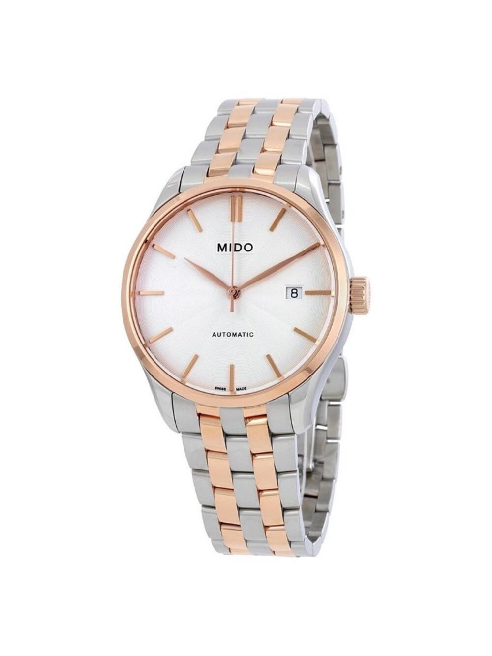 NWT Mido Belluna II Automatic Silver Dial Men's Watch M024.407.22.031.00